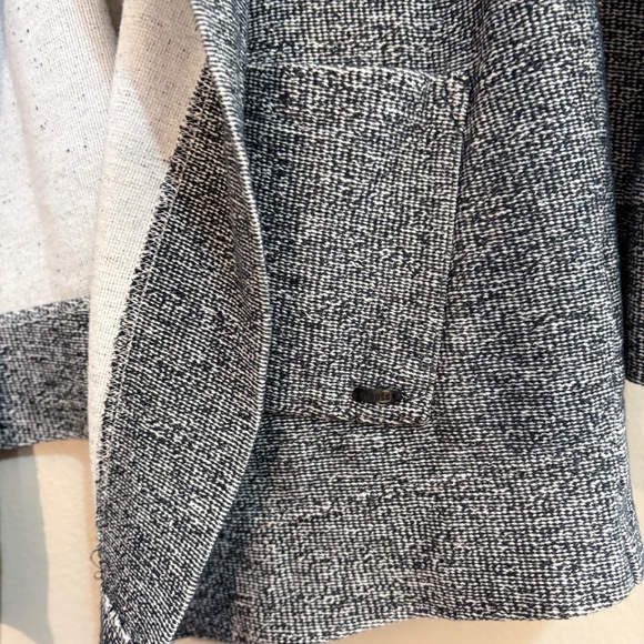 Roots Peppered Grey Open Cardigan Sweatshirt - Picture 7 of 15